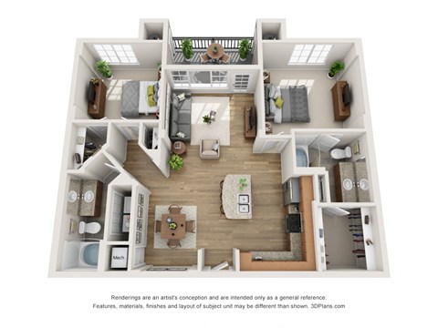 floor plan an open concept layout with a lot of natural light at Terracina, Broomfield
